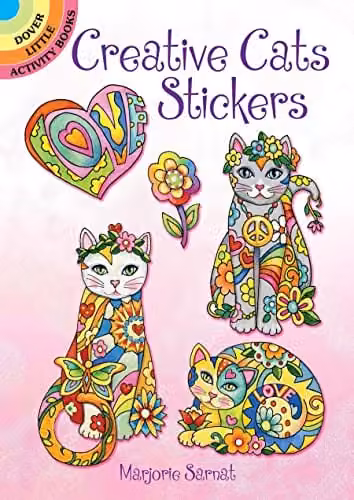Dover Creative Cats Sticker Activity Book for Children – 1
