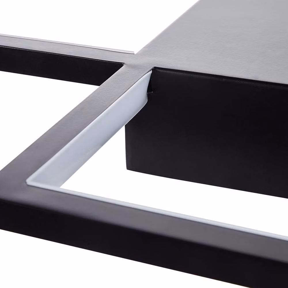 Wyld and Coco Matte Black Square Integrated LED Ceiling Light W/D/H: 54 x 54 x 6 cm – 3