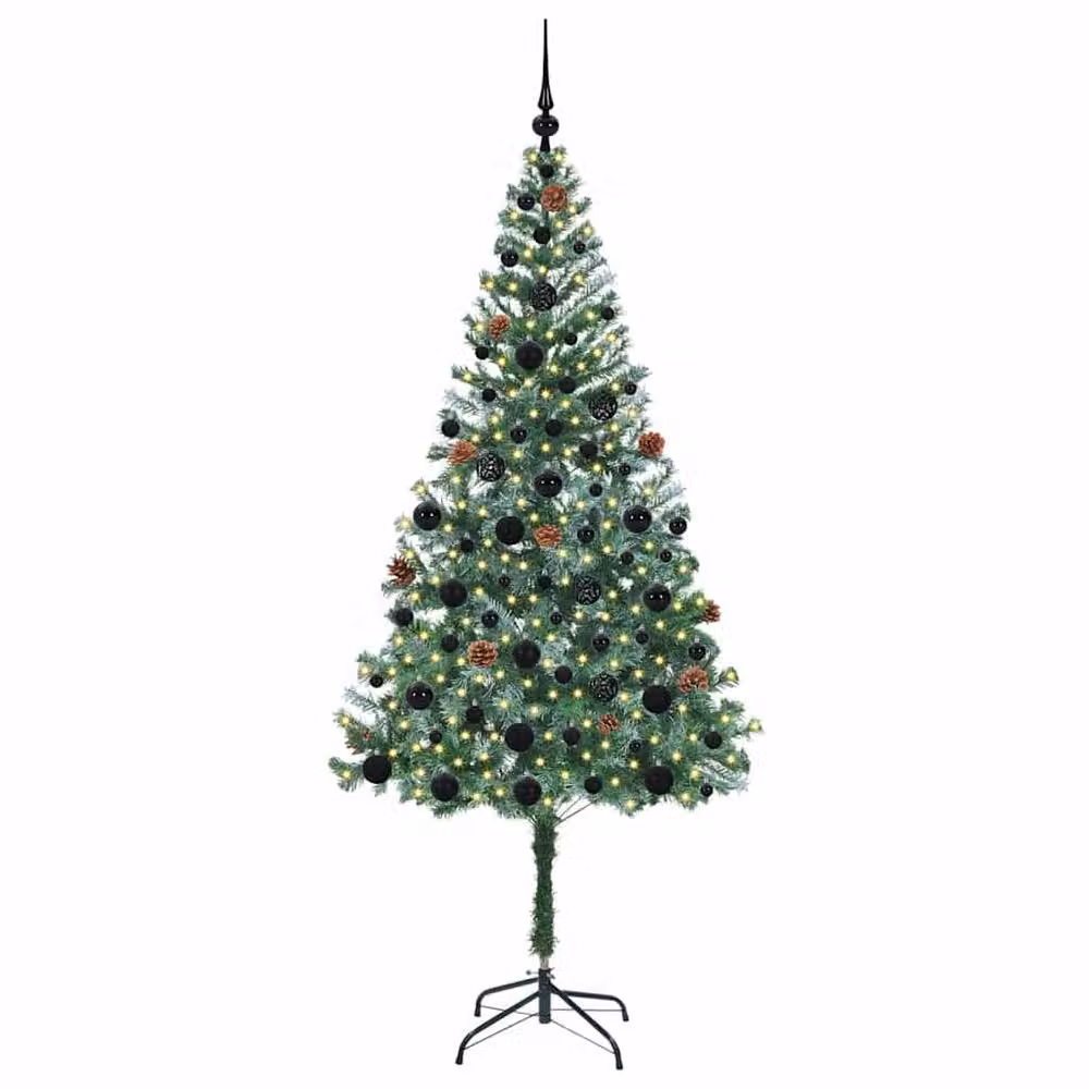 Berkfield Home Artificial Green Christmas Tree with Stand, Height: 180 cm – 3