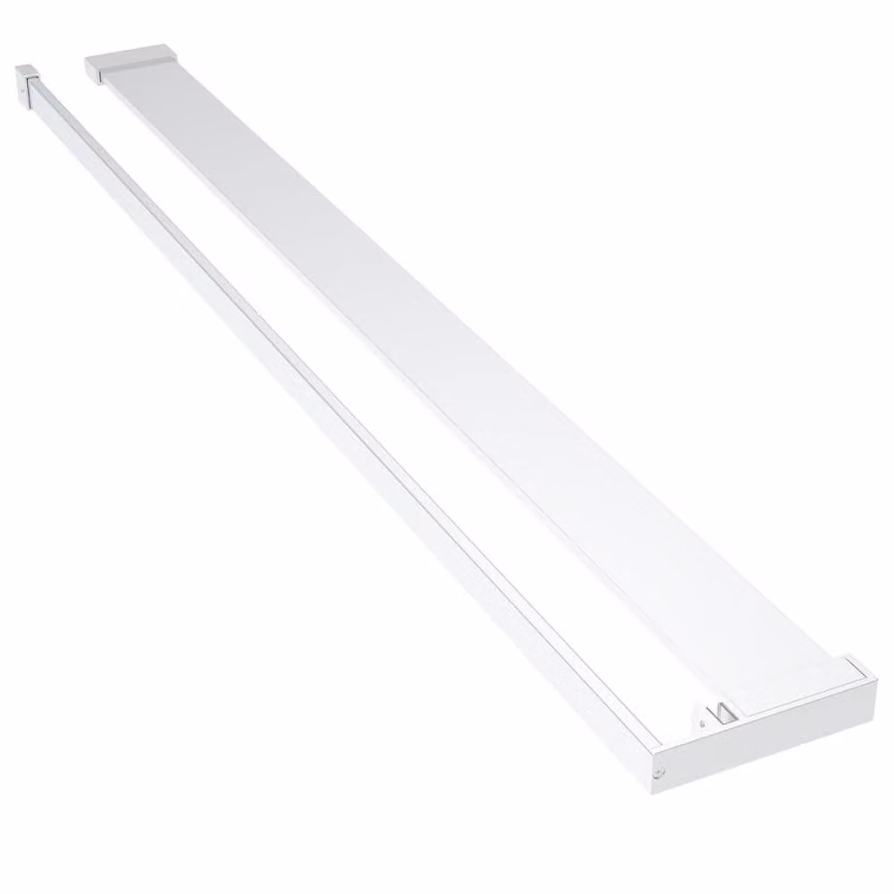 Berkfield Home Wall-Mounted Aluminium Shower Shelf in Silver, 100 cm – 2