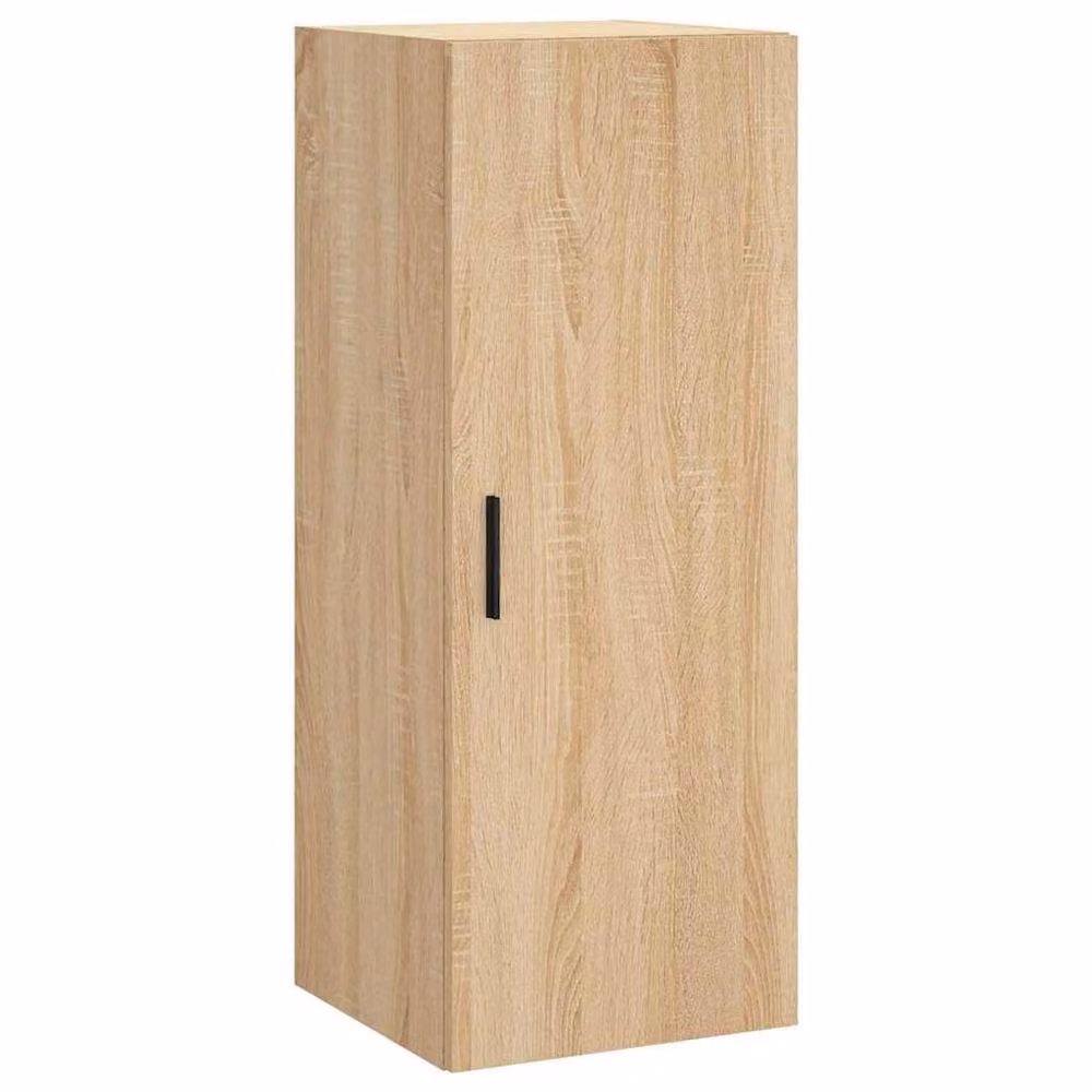 Berkfield Home Wall Mounted Sonoma Oak Cabinet in Light Oak, W/D/H: 34.5 x 34 x 90 cm – 2