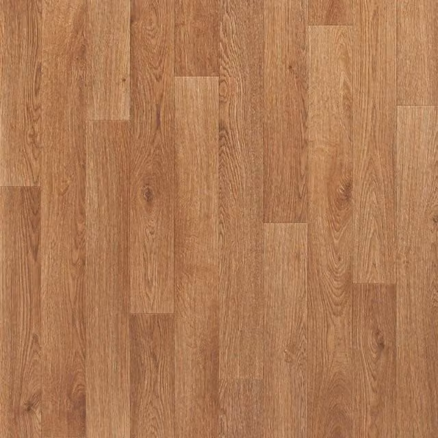 Vinyl Flooring UK Brown Wood Effect Vinyl Flooring Sheet W: 100 cm, L: 400 cm – 1