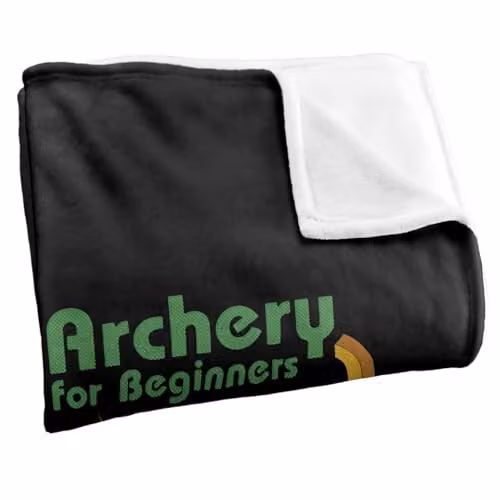 Steven Rhodes Archery For Beginners Multicolour Super Soft Fleece Throw Blanket W/D/H: 91 x 147 cm – 7