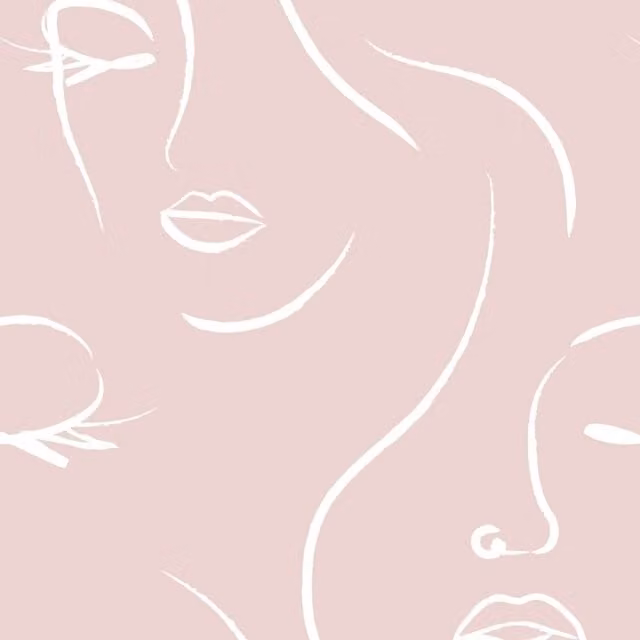 I Love Wallpaper Art Deco Abstract Wallpaper in Pink