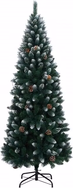 Berkfield Home Realistic Artificial Christmas Tree with 300 LEDs, Green, Height: 180 cm – 1