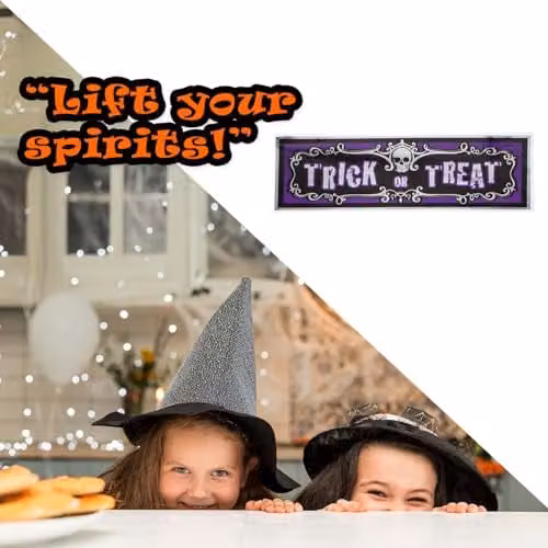 VFM e-Store Trick Or Treat Halloween Party Pennant Banner, Multicolour, Width: 90 cm – 5