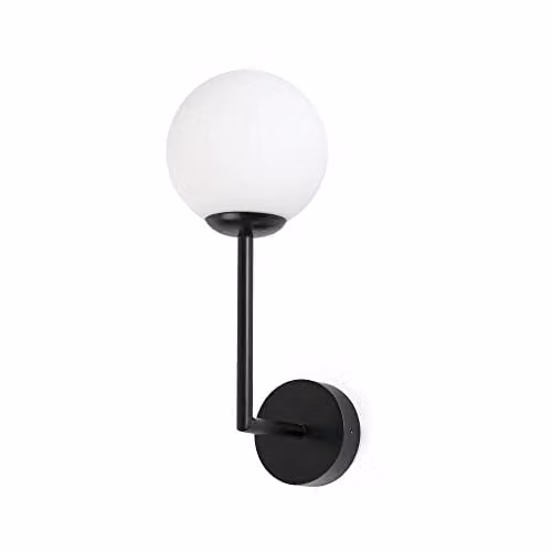 Netlighting Gala Black Sphere Wall Lamp IP44 – 1