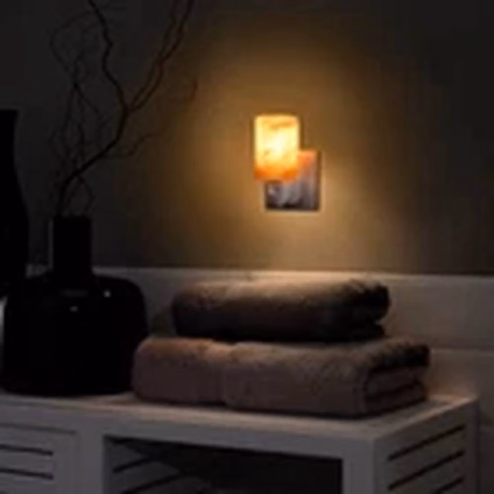 EONLION Natural Pink Himalayan Salt Lamp Night Light with UK Plug and Bulb – 2