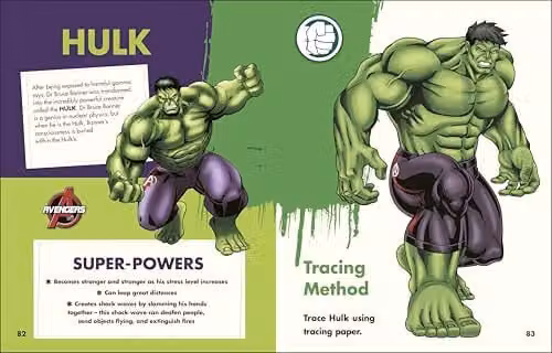 DK Marvel How to Draw Awesome Characters Multicolour Paper Book – 2