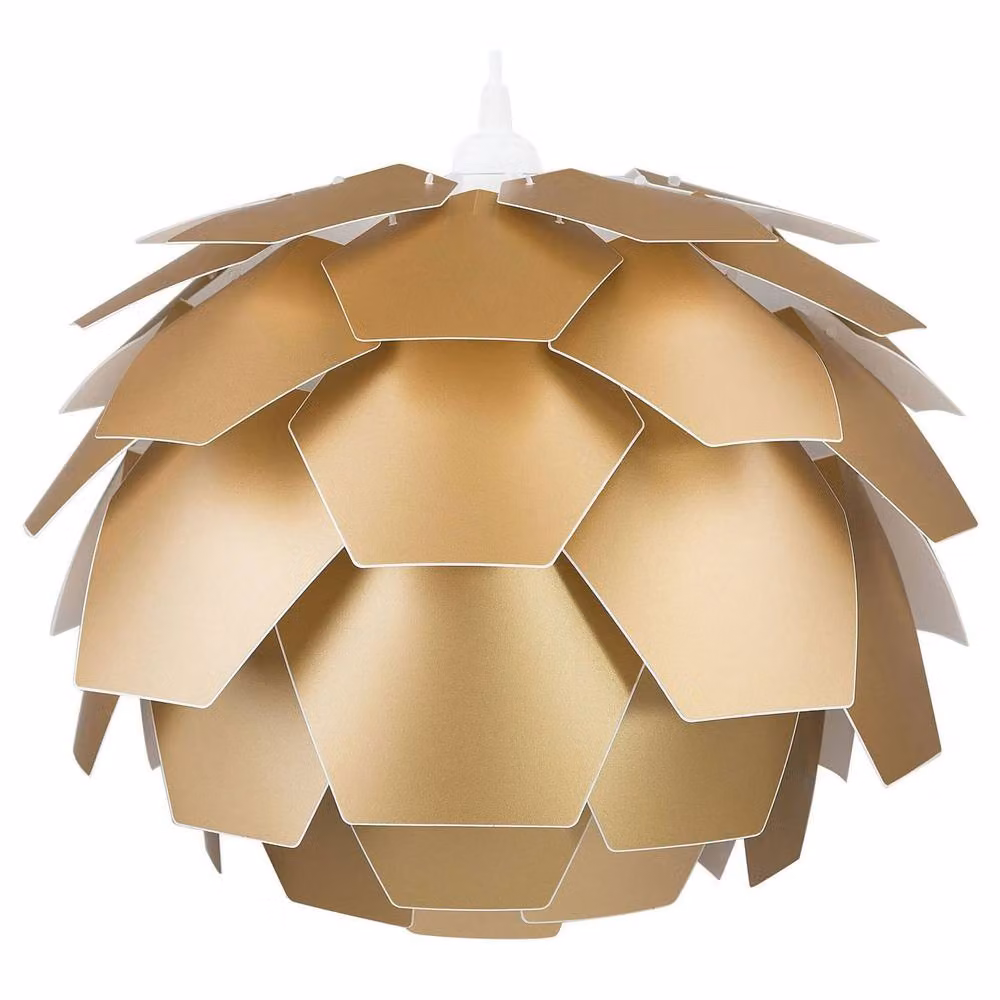 Wyld and Coco Pine Cone Suspended Pendant Light in Gold/Brass – 2