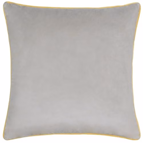 Furn Meridian Grey Velvet Square Cushion, W/D/H: 45 x 45 x 45 cm