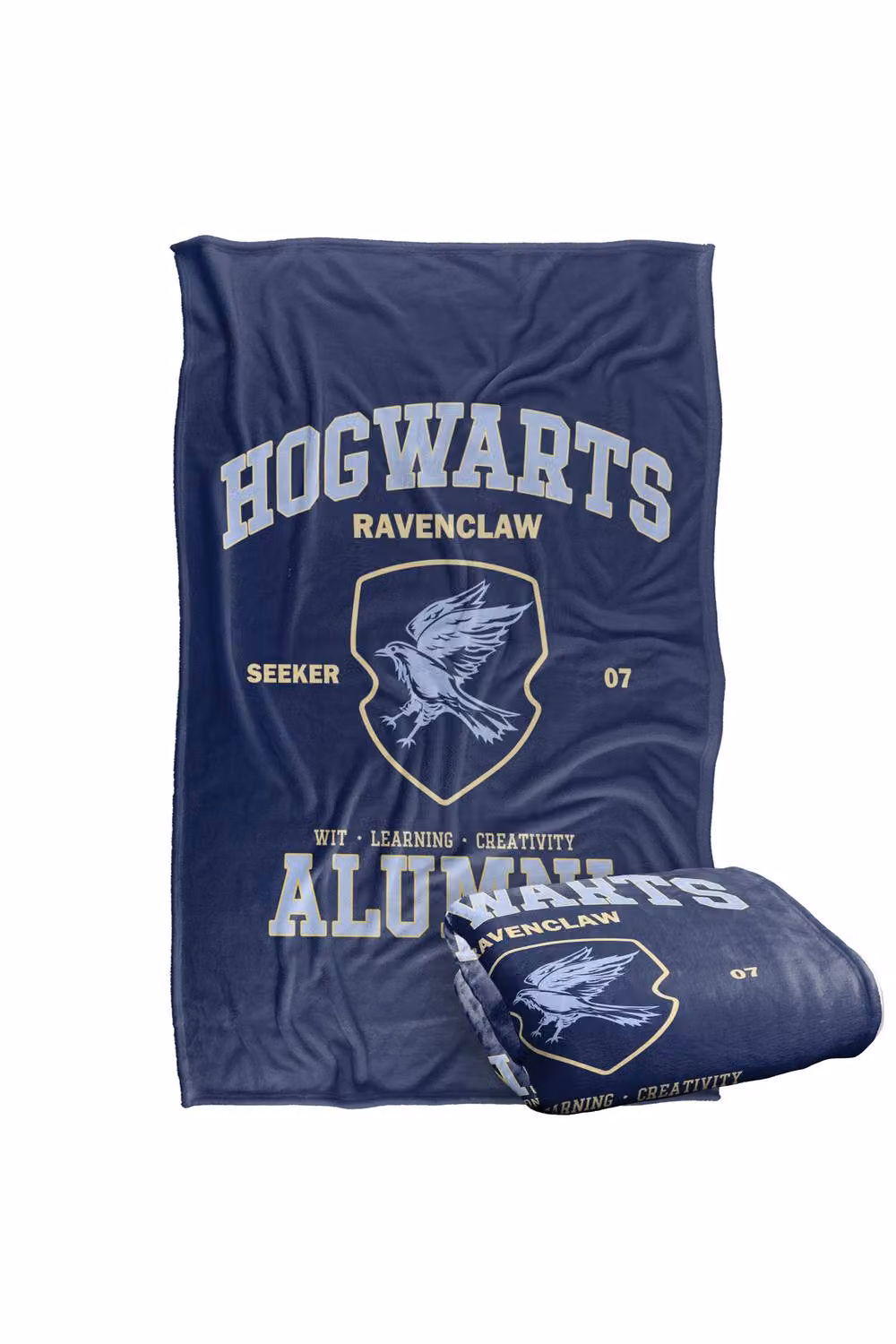 LOGOVISION Harry Potter Hogwarts Ravenclaw Alumni Super Soft Silky Touch Fleece Throw Blanket, Blue/Multicolour, W: 91.44 cm, L: 147 cm – 7