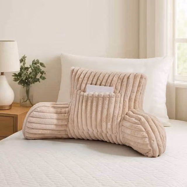 Gaveno Cavailia Ribbed Warm Cuddle Cushion in Beige