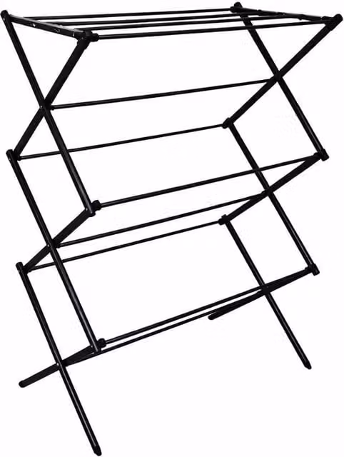 Havendro House Of Home 3 Tier Metal Clothes Airer with 16m Drying Space in Black