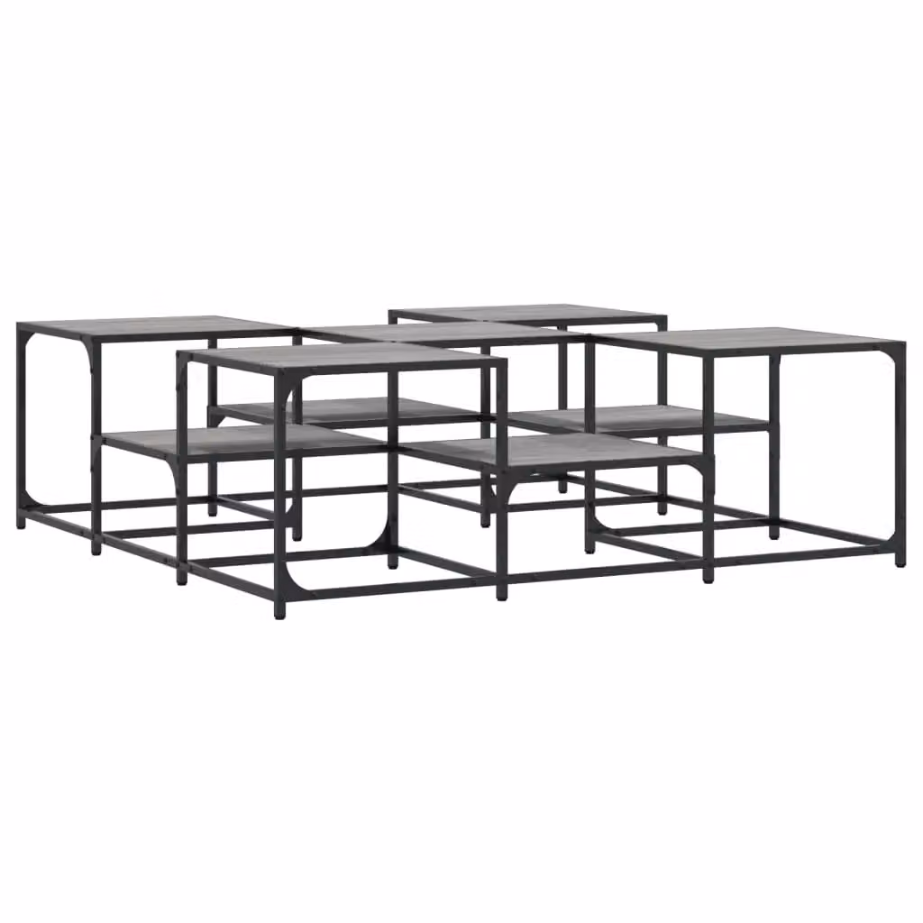 Berkfield Home Grey Sonoma Square Coffee Table W/D/H: 121 x 121 x 40 cm – 2