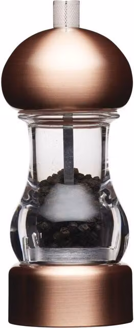 MasterClass Copper-Effect Transparent Capstan Pepper Mill – 3
