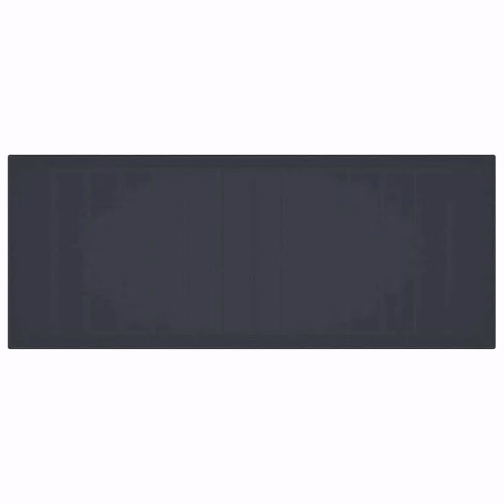 Berkfield Home Garden Table in Anthracite Grey Poly Rattan, W/D/H: 250 x 100 x 73 cm – 4