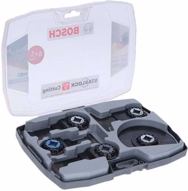 Bosch Starlock 5 Piece Bimetal Cutting Set for Wood and Metal in Grey