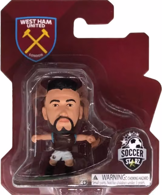SoccerStarz West Ham United Maximilian Kilman Home Kit Classic 5cm Figure, Brown/White/Multicolour