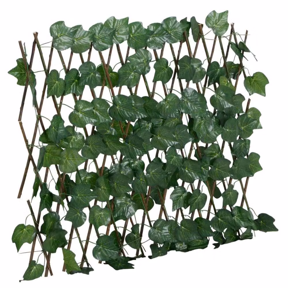 Berkfield Home Realistic Artificial Grape Leaf Trellis Expandable Green, 5 Pieces – 3