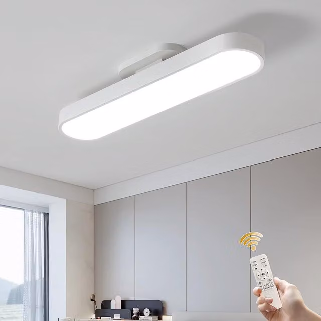 Garwarm White Dimmable LED Ceiling Lamp with Remote Control – 1
