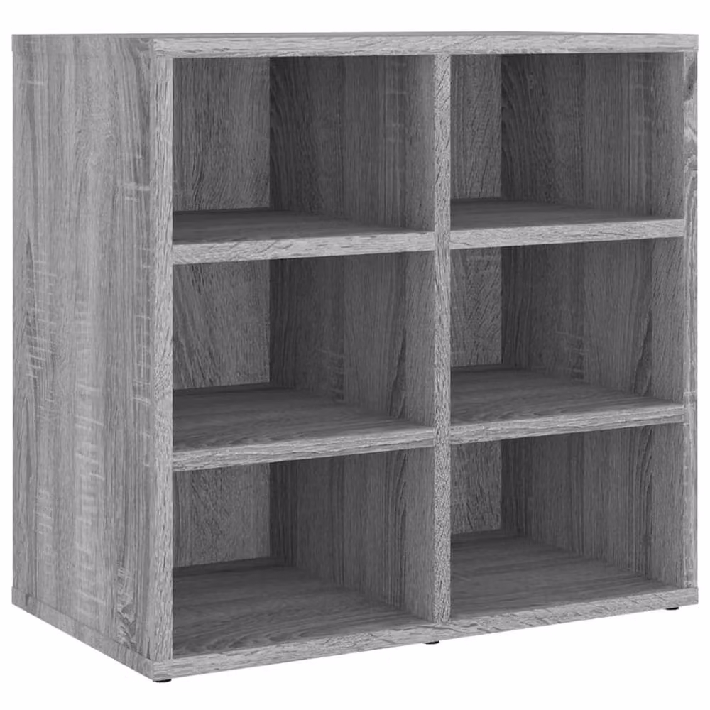Berkfield Home Set of 2 Wall Mounted Shoe Cabinets in Grey, W/D/H: 52.5 x 30 x 50 cm – 3