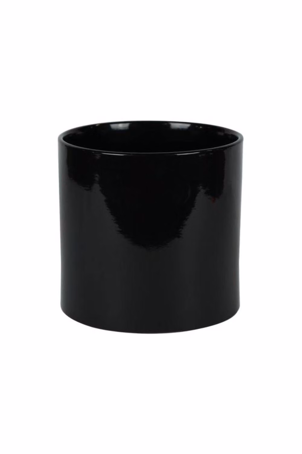 KDMD Hortus Sofia Glossy Black Ceramic Pot 17cm – 2