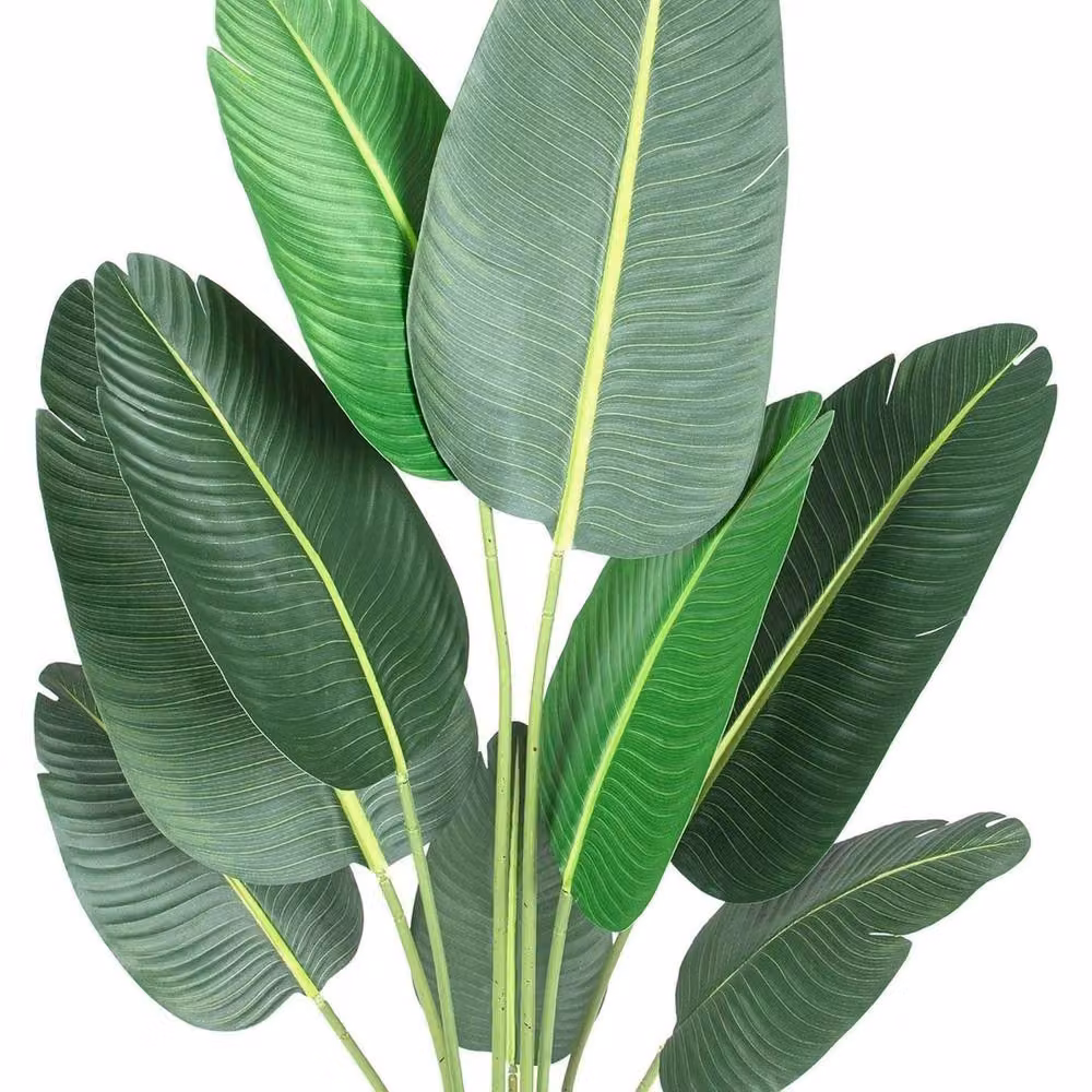 VOGREX Artificial Green Banana Tree Tabletop Palm Plant – 4