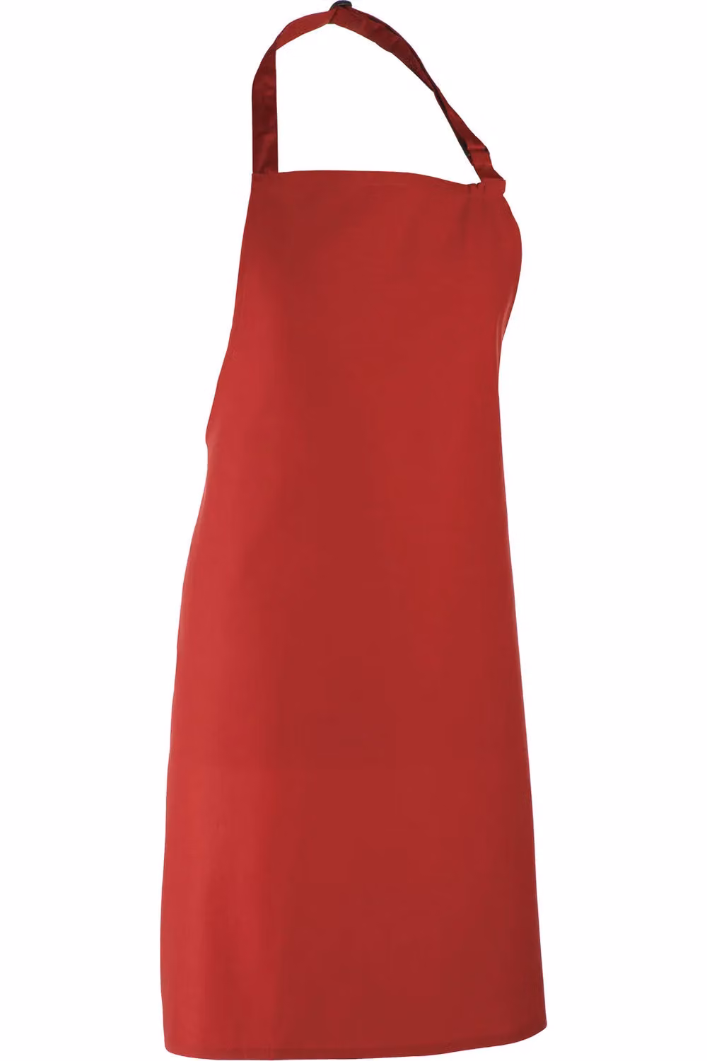 Premier Colours Red Poly Cotton Professional Bib Aprons, Pack of 2 – 2