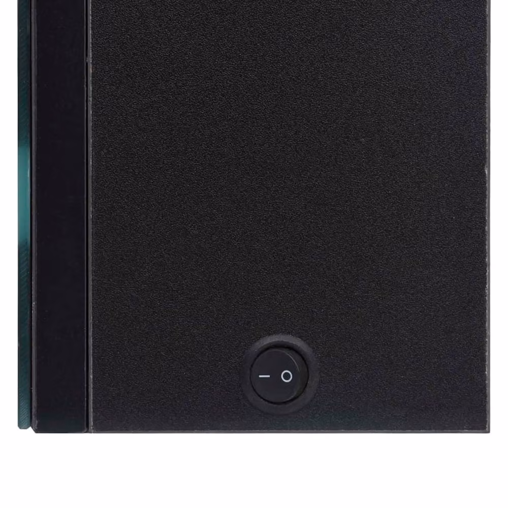 Berkfield Home LED Bathroom Mirror Cabinet in Matt Black, W/D/H: 50 x 14 x 60 cm – 4