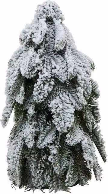 Lemon Pavilion Snowy Fir Christmas Tree, White, Height: 40 cm
