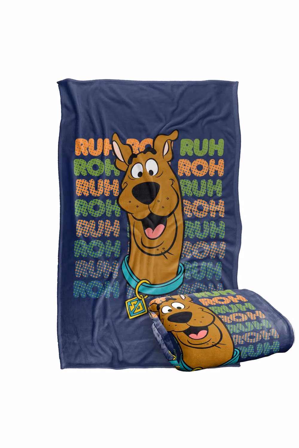 Warner Bros. Scooby Doo Ruh Roh Repeat Super Soft Fleece Throw Blanket, Multicolour – 7