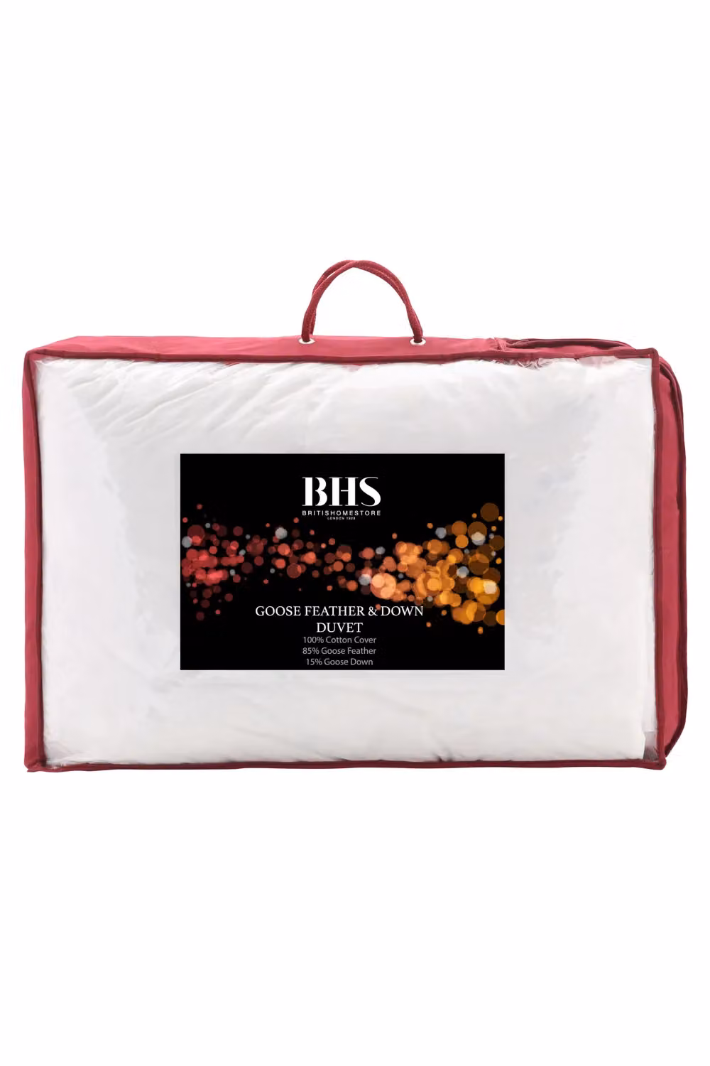BHS 13.5 Tog White Goose Feather and Down Duvet, Single Size – 2