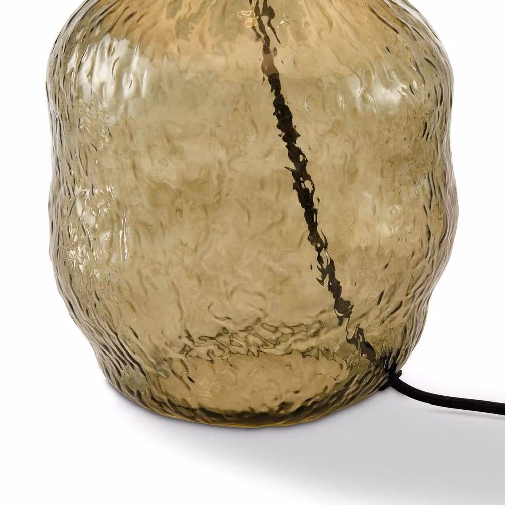 FurnitureboxUK Flynn Green Glass Table Lamp with Silver Metal Base – 4