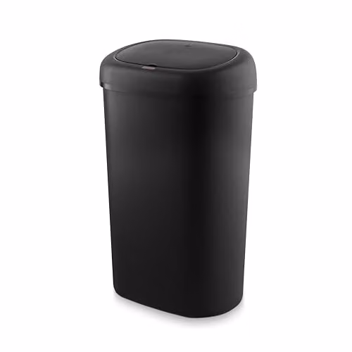 Swan 55L Oval Sensor Bin in Black