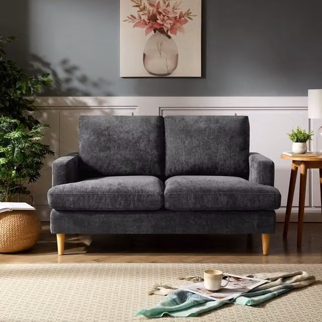 Artemis Home Newsome 2 Seat Fabric Sofa in Grey