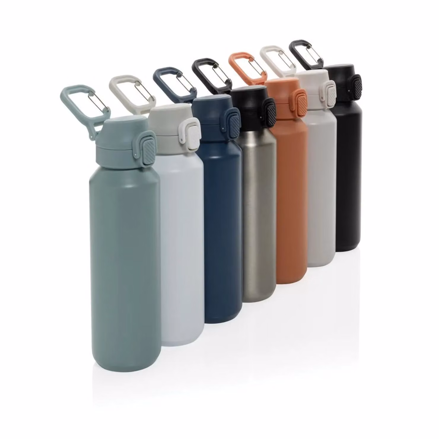 XD Design Lockable Stainless Steel Sports Bottle, Black, 600ml – 2