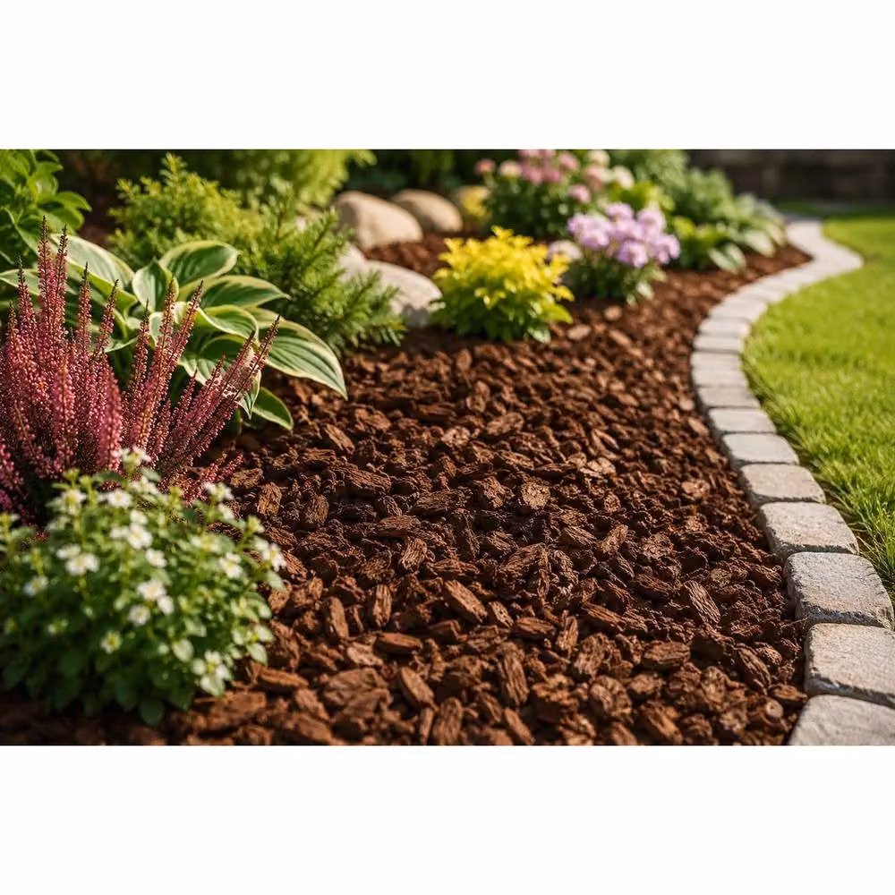 SPETLEK Premium Brown Bark Chips Garden Mulch, 40 Litre – 2