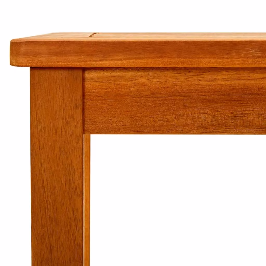 Berkfield Home Garden Brown Solid Acacia Wood Coffee Table W/D/H: 110 x 60 x 45 cm – 4