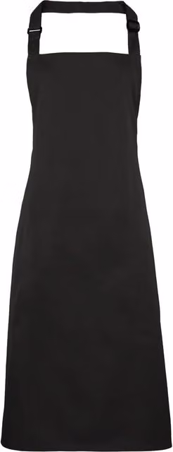 Premier Colours Black Plastic Bib Apron Workwear Pack of 2