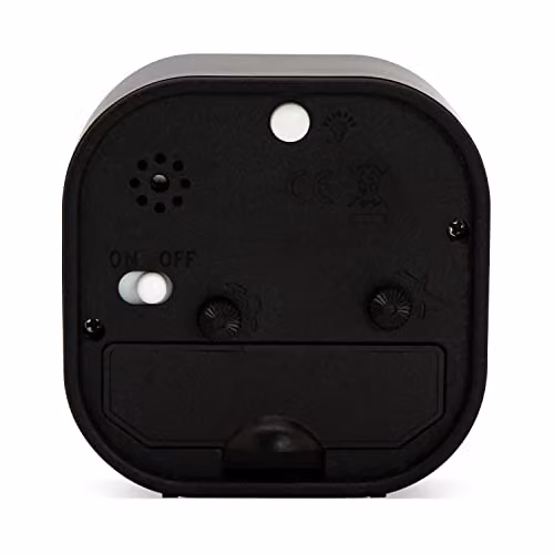 Acctim Robyn Mini Bedside Alarm Clock in Black – 3