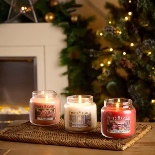 Price's Candles Cosy Nights Medium Jar Candle in Silver and Grey – 2