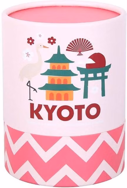 Something Different Kyoto Bamboo and Cherry Blossom Scented Candle in Pink