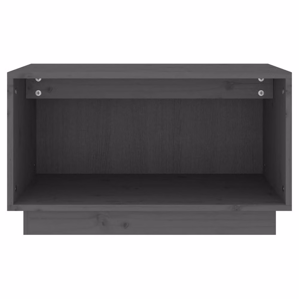 Berkfield Home Grey Rustic Solid Wood Pine TV Cabinet W/D/H: 60 x 35 x 35 cm – 3