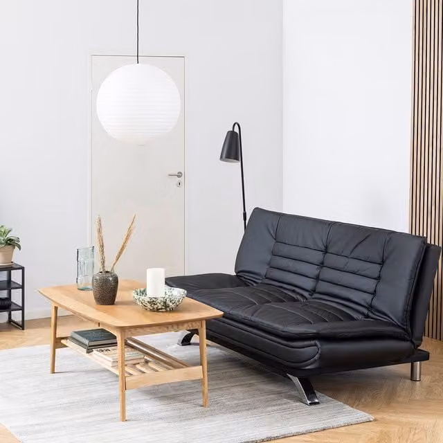 Emma Rectangular Coffee Table in Oiled Brown Oak Wood
