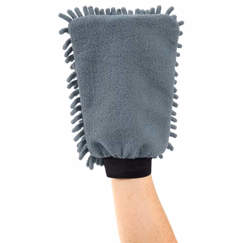 JVL Microfibre Cleaning Hand Mitt Duster, Grey – 2