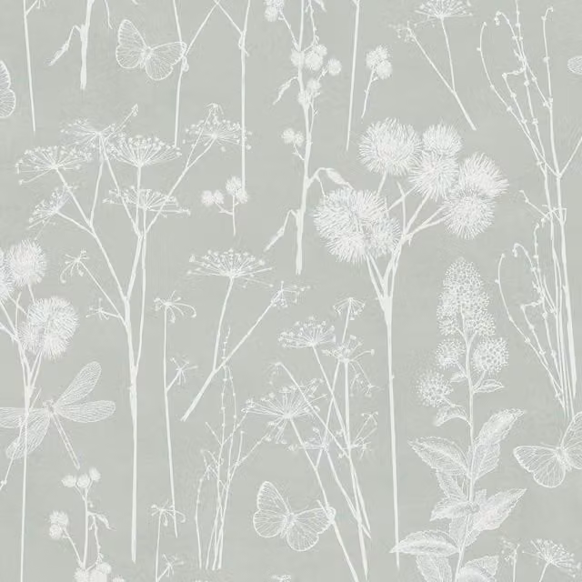 World of Wallpaper Botanical Floral Green Paper Wallpaper – 1