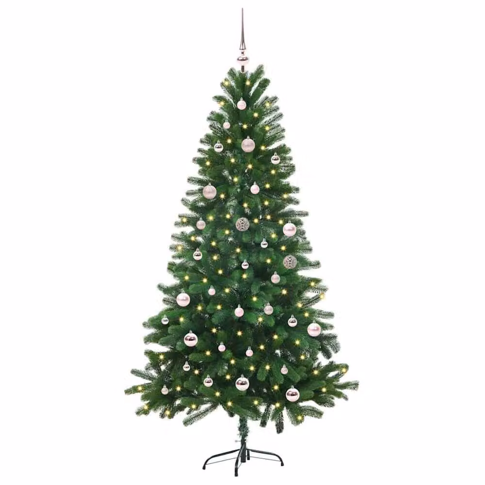 Berkfield Home Green PE Christmas Tree with 150 LEDs and Stand, Height: 150 cm – 2