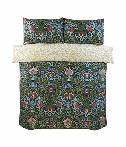 Rapport Home Heritage Floral Microfibre Reversible King Bedding Set in Blue, W/D/H: 220 x 180 x 220 cm – 2