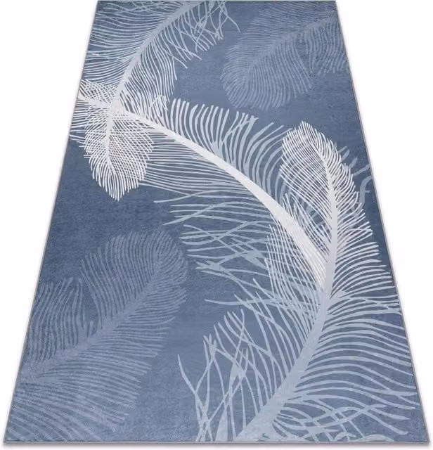 RugsX Andre Abstract Modern Blue Rectangular Rug, W: 120 cm, L: 170 cm